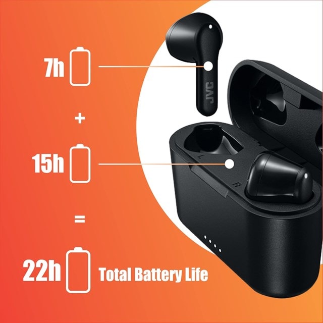 JVC HA-A3T Black True Wireless Bluetooth Earphones - 3
