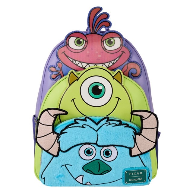 Mike Sulley And Randall Monsters Inc Loungefly Triple Pocket Mini Backpack - 1