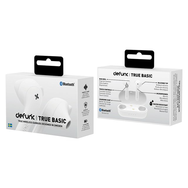 Defunc True Basic White True Wireless Bluetooth Earphones - 7