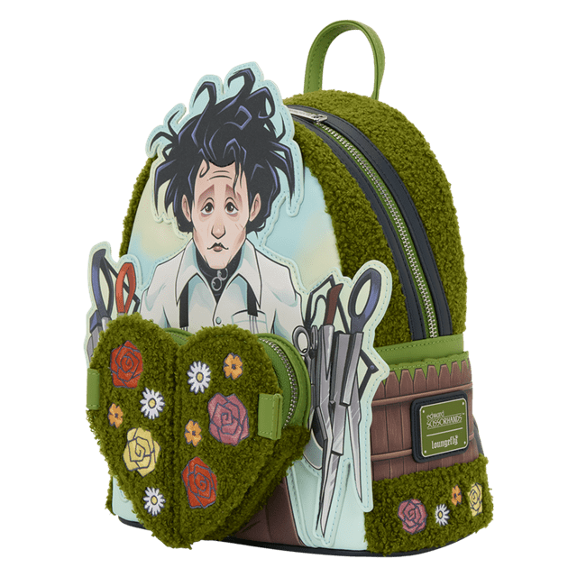 Edward Scissorhands Sherpa Loungefly Mini Backpack - 4