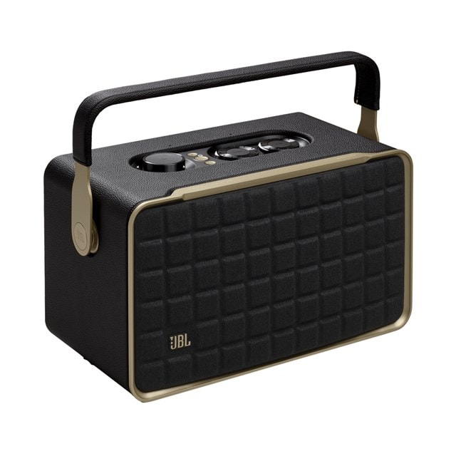 JBL Authentics 300 Black Bluetooth Smart Home Speaker - 1