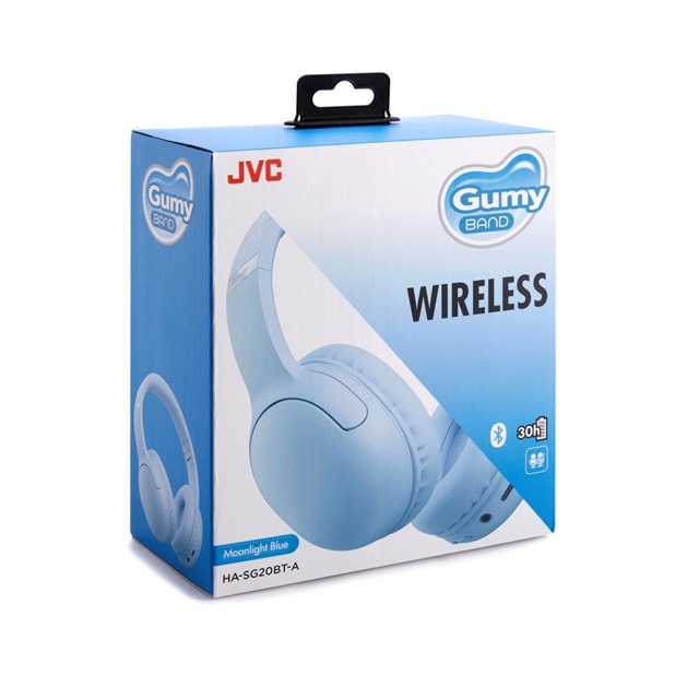 JVC Gumy Moonlight Blue Bluetooth Headphones - 5