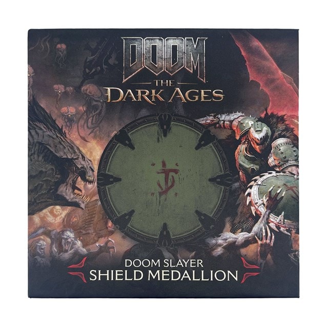 Saw Shield DOOM The Dark Ages Medallion And Art Card - 3