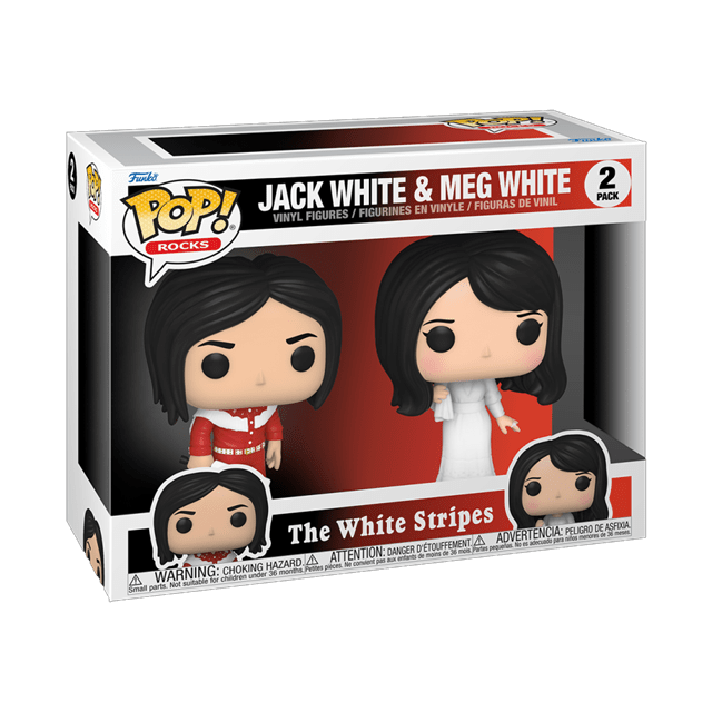 The White Stripes Jack White And Meg White Pop Vinyl 2 Pack - 2