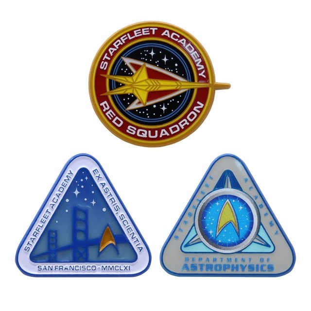 Star Trek Limited Edition Starfleet Academy Set Of Three Pin Badges - 5