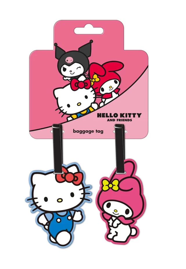 Hello Kitty And My Melody Duo Luggage Tags - 1