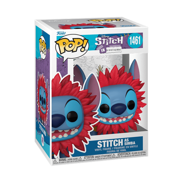 Stitch As Simba 1461 Stitch In Costume Funko Pop Vinyl - 2