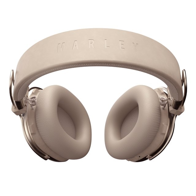 House Of Marley Positive Vibration Rebel Cream Active Noise Cancelling Bluetooth Headphones - 11