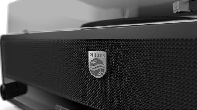 Philips The Stevie Black Bluetooth Turntable - 13