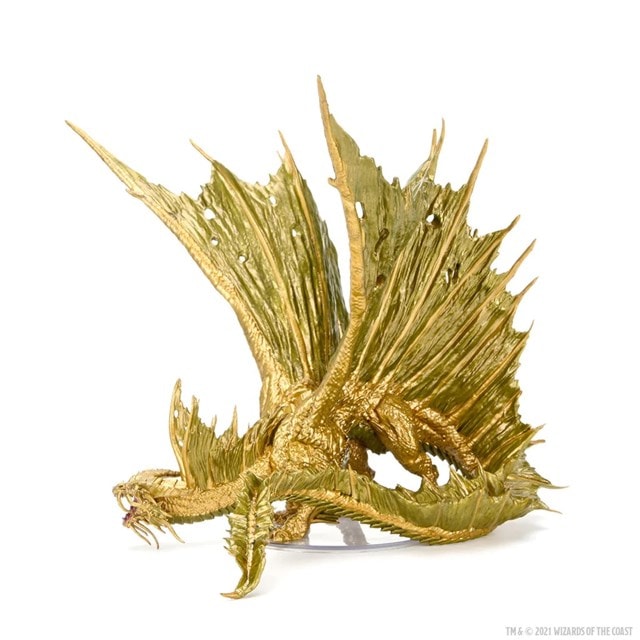 Adult Gold Dragon Dungeons & Dragons Icons Of The Realms Premium Figurine - 6