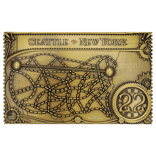 Ticket To Ride North American Open Tour Ticket Collectible - 4