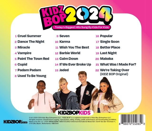 Kidz Bop 2024 CD Album Free shipping over £20 HMV Store