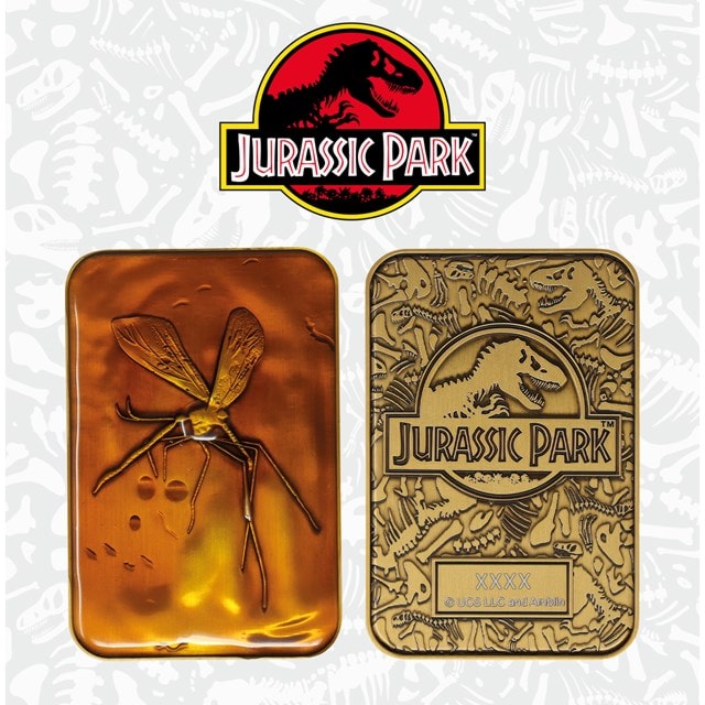 Mosquito In Amber Ingot Jurassic Park Collectible - 1