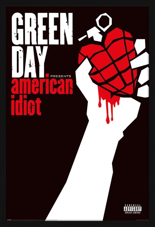 American Idiot Green Day Framed Maxi Poster - 1