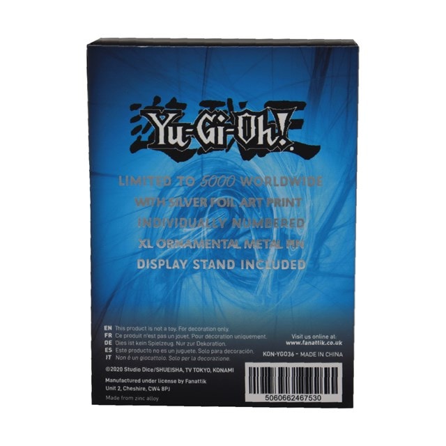 Yu-Gi-Oh! Blue Eyes White Dragon Silver Plated Xl Premium Pin - 3