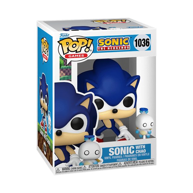 Sonic With Chao 1036 Sonic The Hedgehog Funko Pop Vinyl - 2