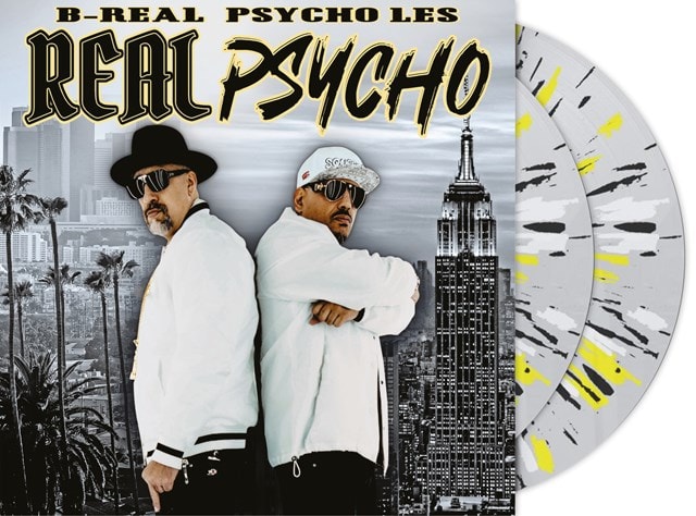 Real Psycho - Clear, Black & Yellow Splatter 2LP - 1