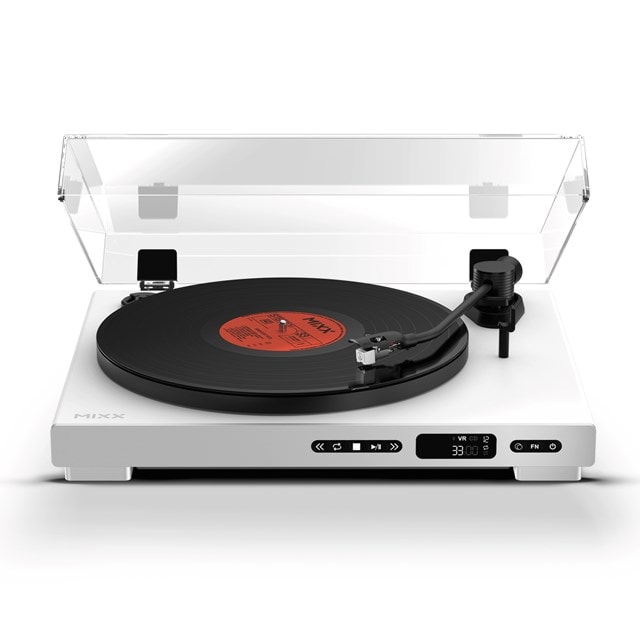 Mixx Audio Analog Plus White Fully Automatic Bluetooth Turntable & CD Player - 4