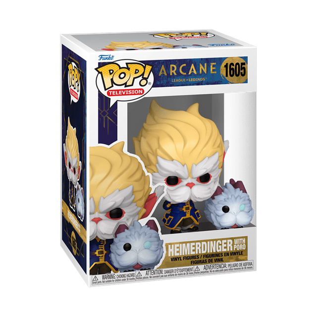 Heimerdinger With Poro 1605 Arcane League Of Legends Funko Pop Vinyl - 2