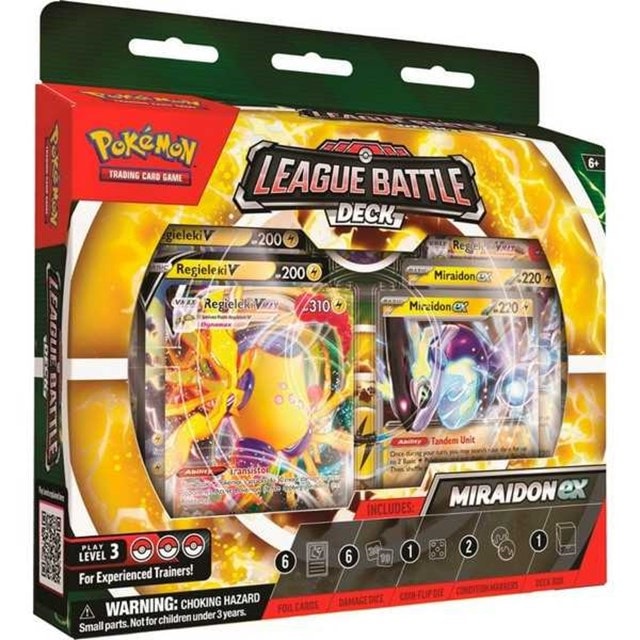 Miraidon Ex League Battle Deck TCG Pokemon Trading Cards - 1
