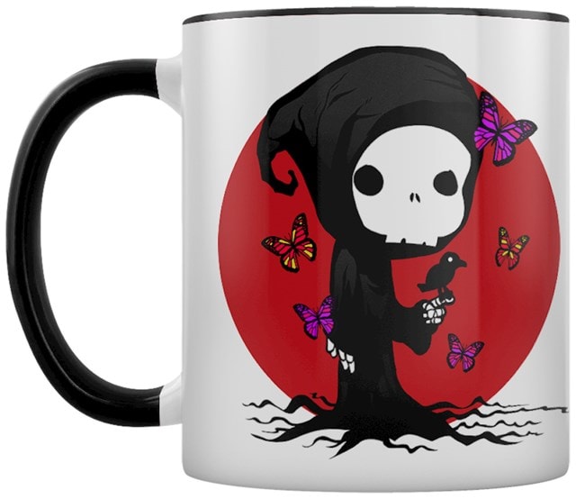 Keith The Reaper Butterfly Black Coloured Inner Mug - 2