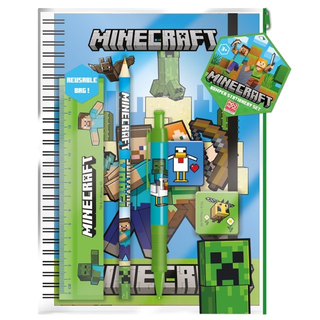 Minecraft A5 Bumper Stationery Set - 1