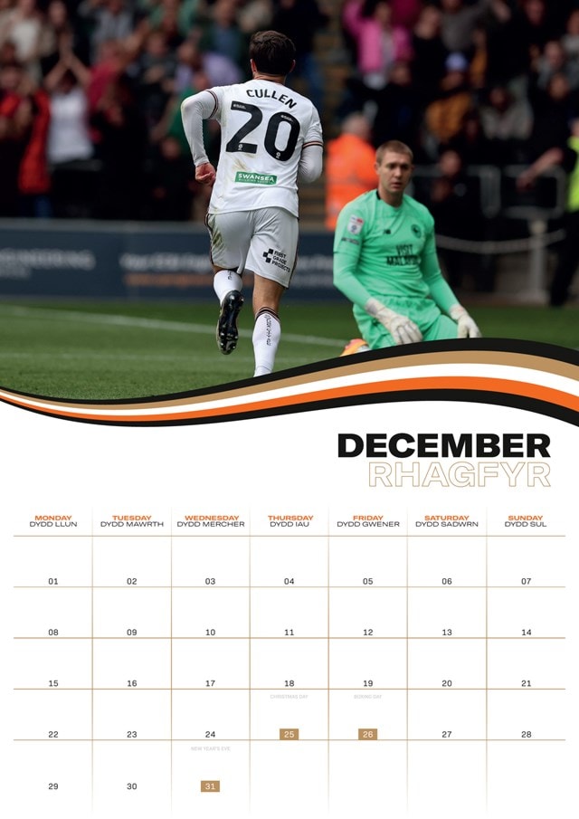 Swansea City FC 2025 A3 Calendar - 4