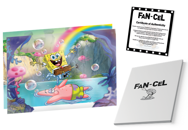 Spongebob Squarepants Fan-Cel Art Print - 3