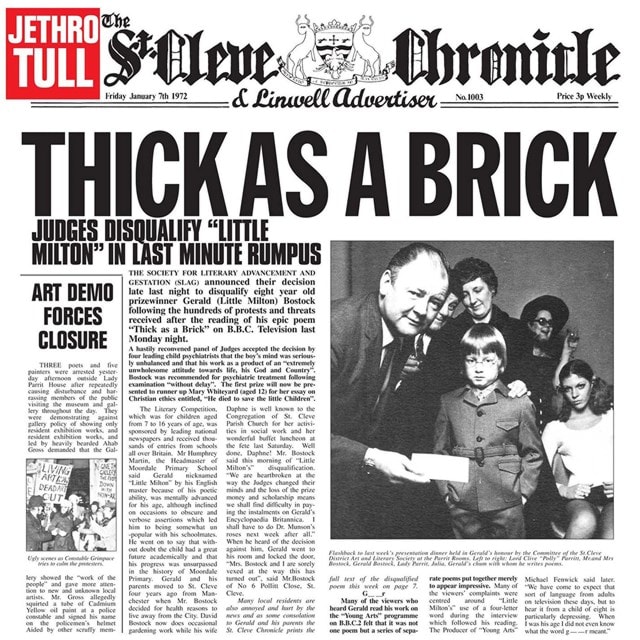 Thick As a Brick - 1