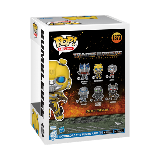 Bumblebee (1373) Transformers Rise Of The Beasts Pop Vinyl - 3