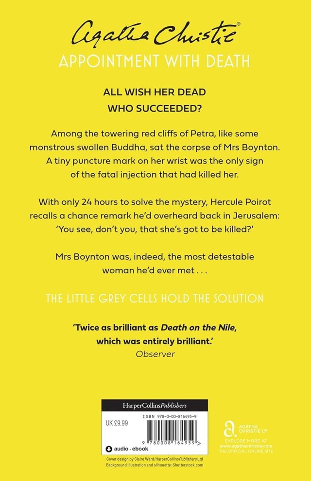 Appointment With Death (Poirot) Paperback By Agatha Christie - 2