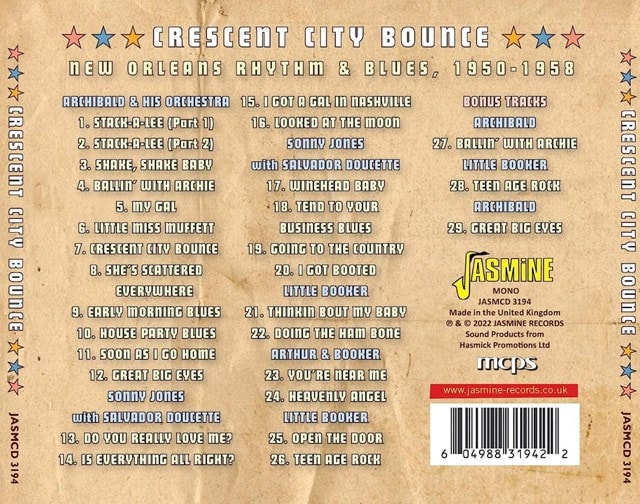 Crescent City Bounce: New Orleans R&B 1950-1958 - 1