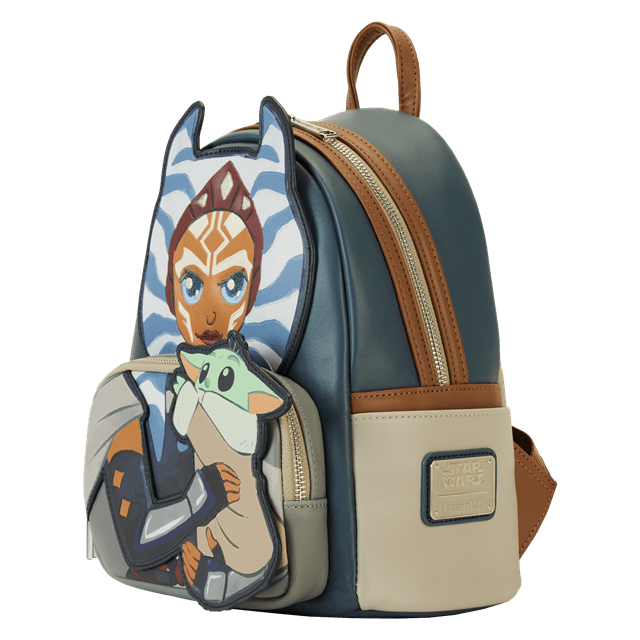 Ahsoka Holding Grogu Mini Backpack Mandalorian Loungefly - 2