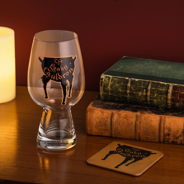 Leaky Cauldron Harry Potter Glass And Coaster Set - 3