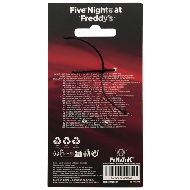 Five Nights At Freddy's FNAF Bottle Opener - 4