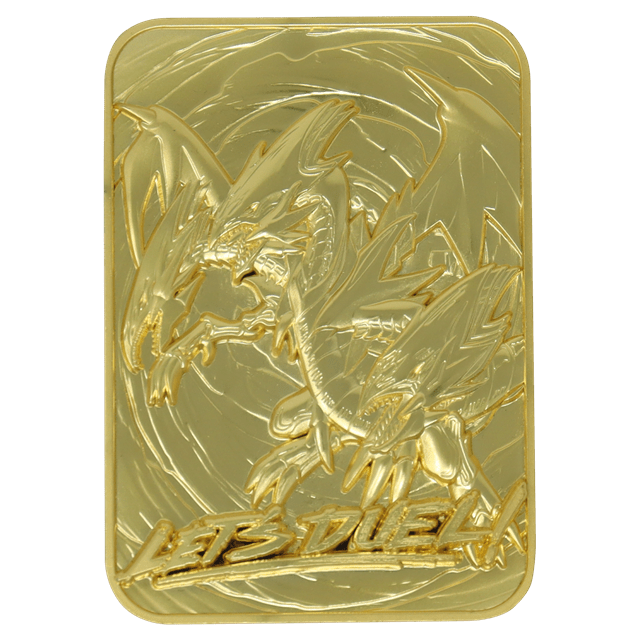 Yu-Gi-Oh! Blue Eyes Ultimate Dragon: 24K Gold Plated Ingot Collectible - 6