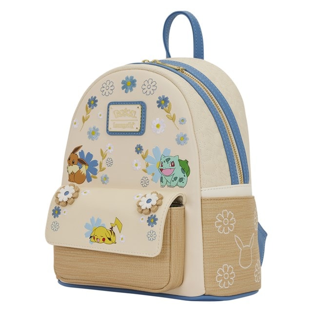 Pokemon Floral Loungefly Mini Backpack - 2