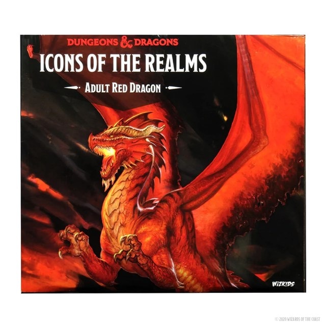 Adult Red Dragon Dungeons & Dragons Icons Of The Realms Premium Figurine - 4
