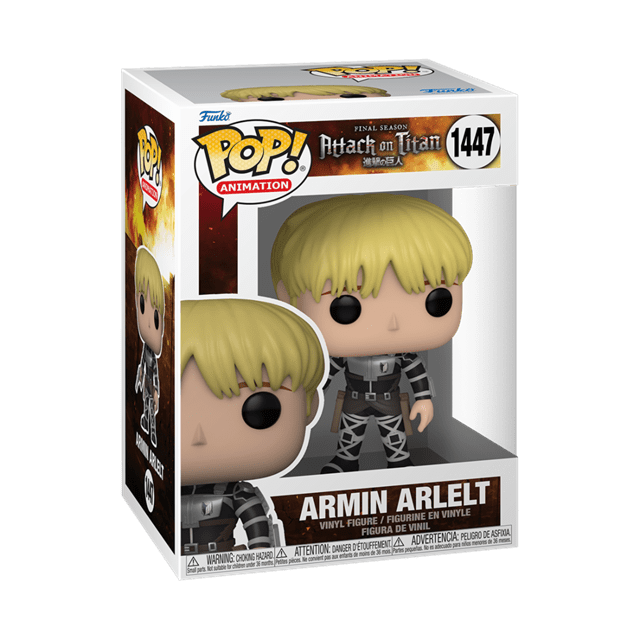 Armin Arlelt With Chance Of Chase (1447) Attack On Titan Pop Vinyl - 2