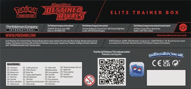 Scarlet & Violet 10 Destined Rivals Elite Trainer Box Pokemon Trading Cards - 4