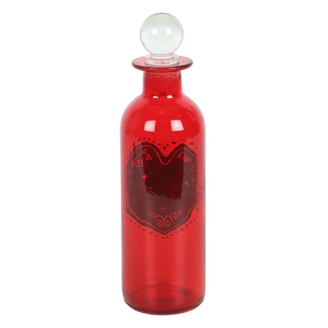 Love Potion Red Decorative Glass Bottle - 2