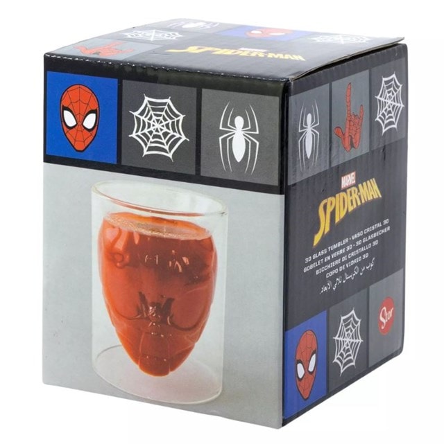 Spider-Man 3D Shaped Glass Tumbler - 2