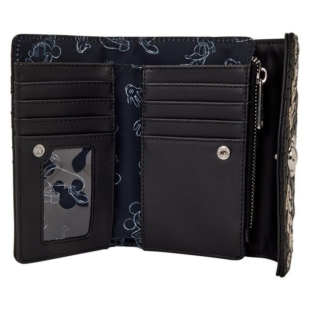 Mickey Mouse Sketched Loungefly Bi-Fold Wallet - 4