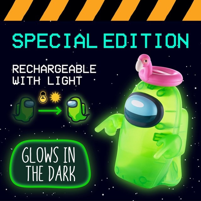 Among Us Action Figure Green Glow In The Dark - 9