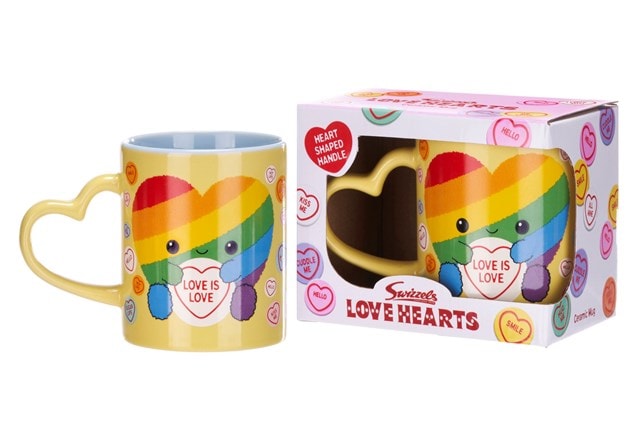 Rainbow Heart Swizzels Love Hearts (11 Oz) Mug - 1