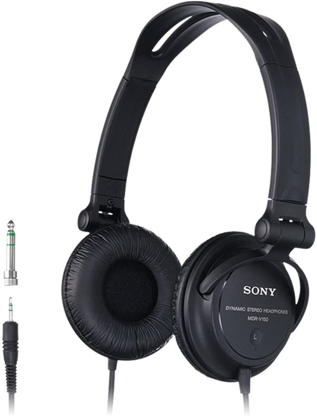 Sony MDRV150 Black Headphones - 1