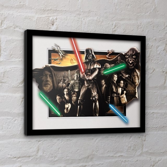 Darth Vader Cloak Star Wars Framed Breakout Collector Print - 2