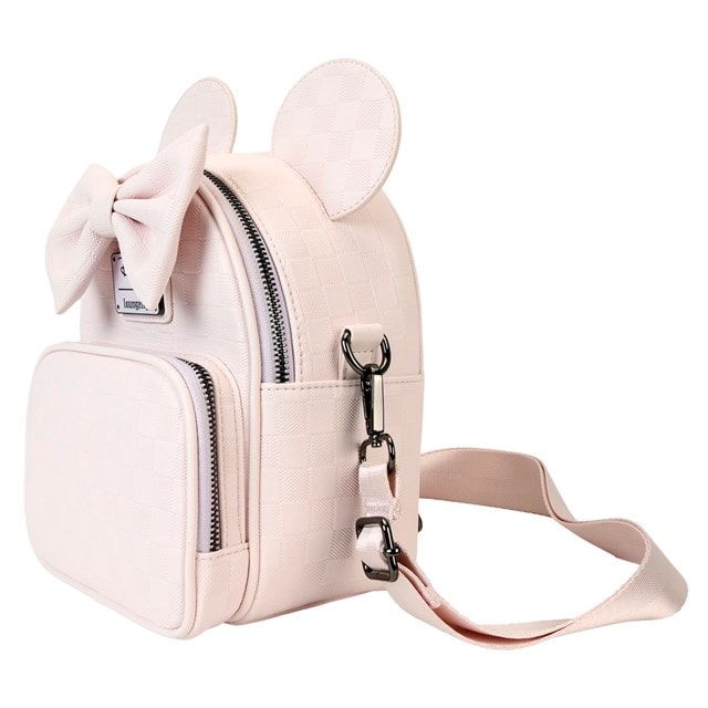 Minnie Mouse Ear Evergreen Disney Loungefly Convertible Crossbody Bag - 2