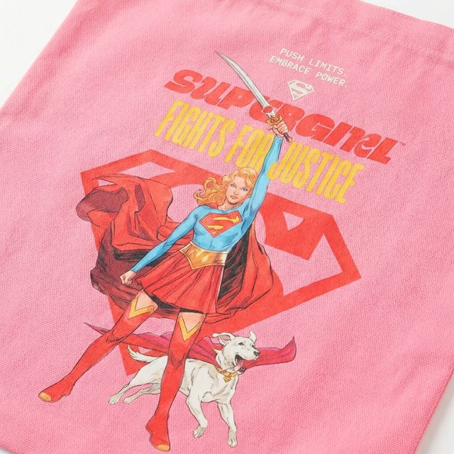Supergirl & Krypto Pink Tote Bag - 2