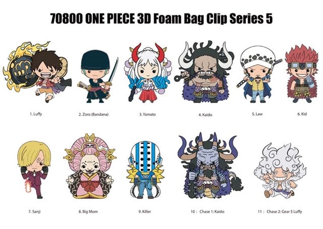 One Piece Series 5 Bag Clips - 2